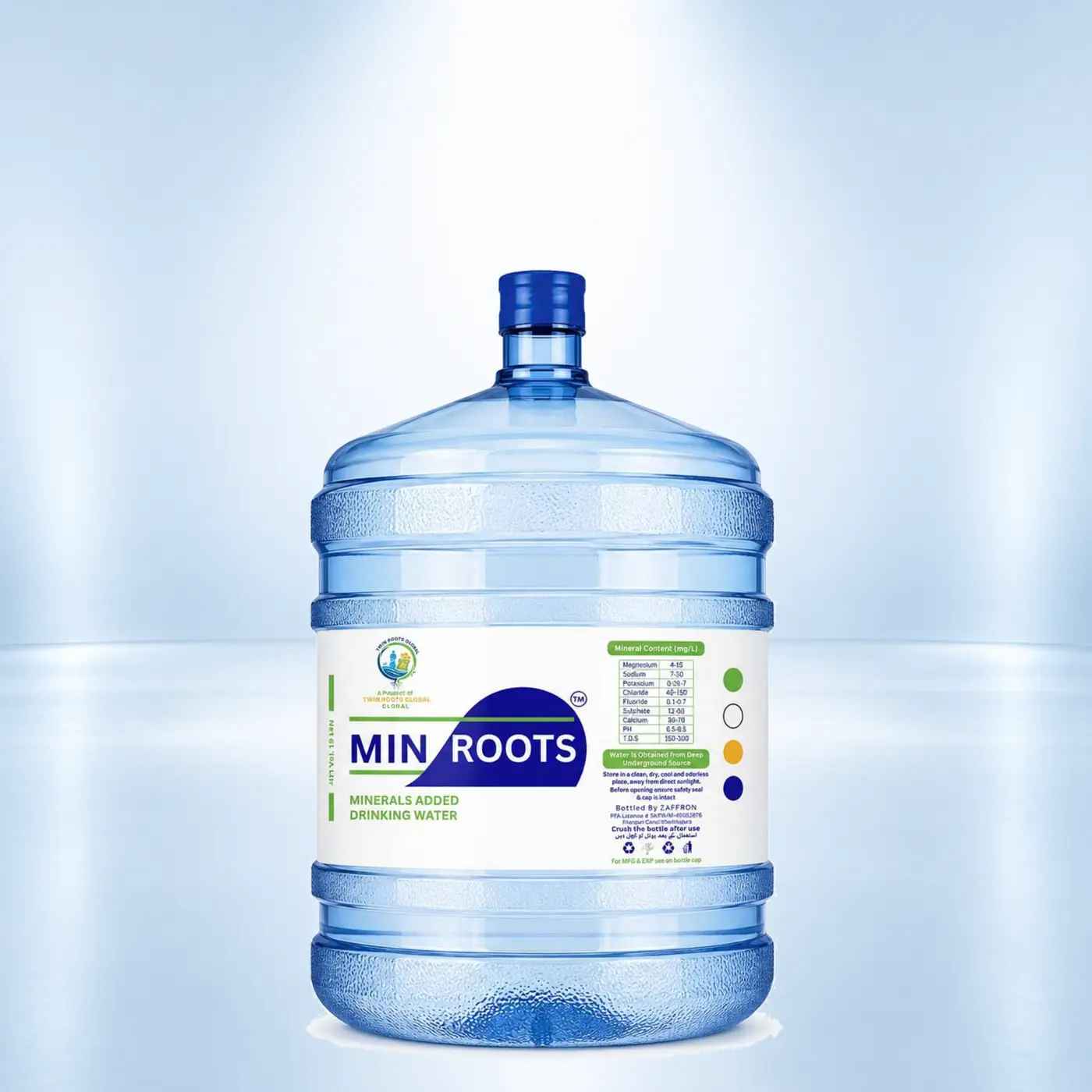 MIN ROOTS 19 litre drinking water bottle
